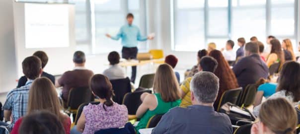 Corporate training program.