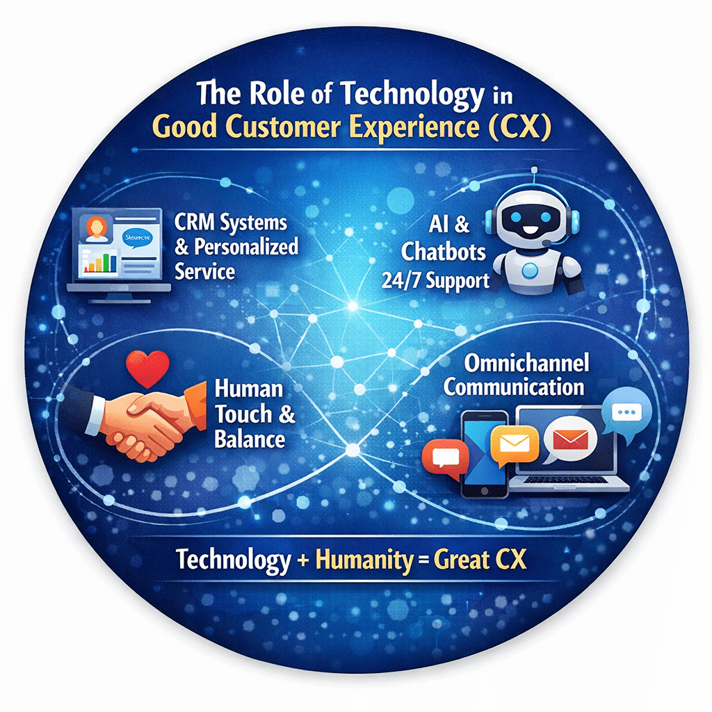 Role of Technology in Good Customer Experience | Role of Technology in Customer Experience Expert Guide