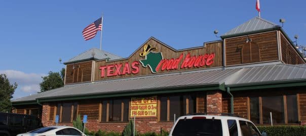 Tyler, TX - May 17, 2019: Texas Roadhouse Chain restaurant located on Loop 323 in Tyler, TX.